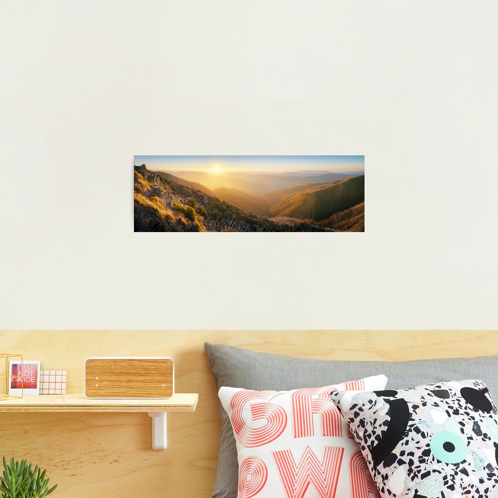 On the Razorback, Mt Hotham, Victoria, Australia Photographic Print
