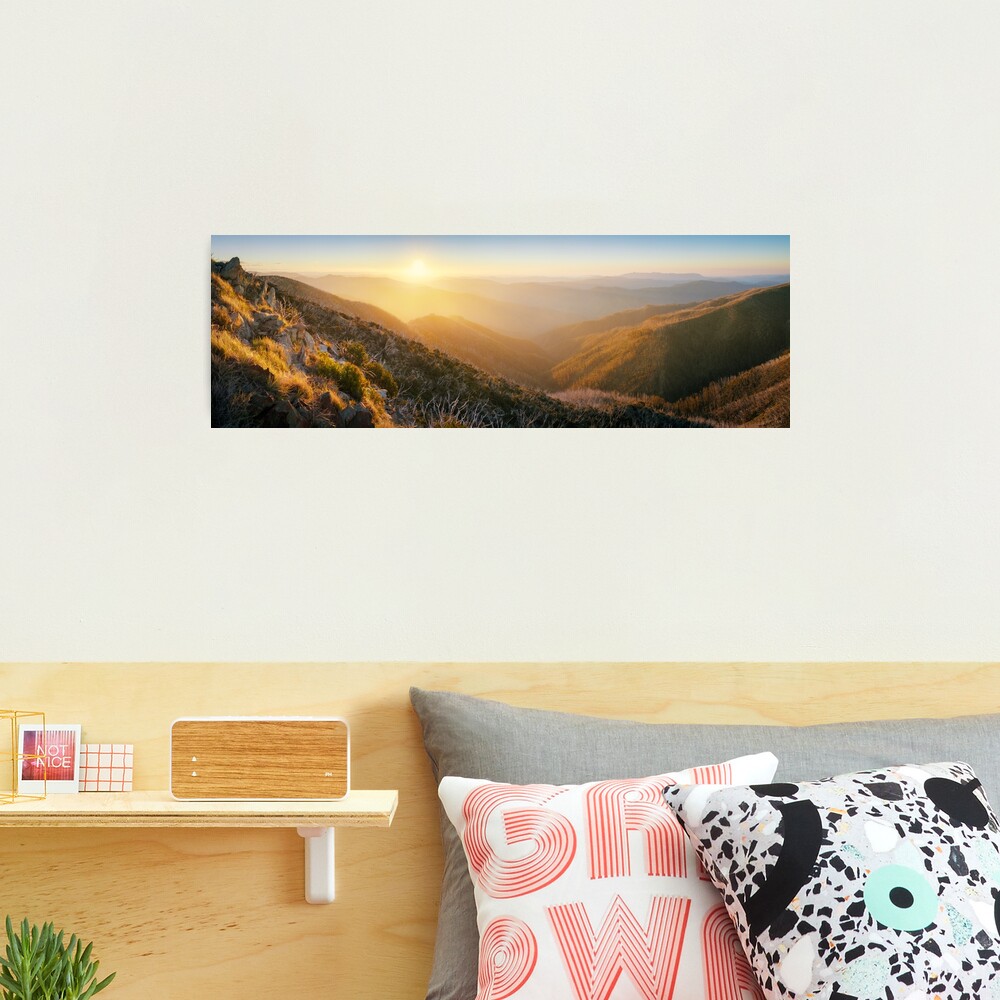 On the Razorback, Mt Hotham, Victoria, Australia Photographic Print