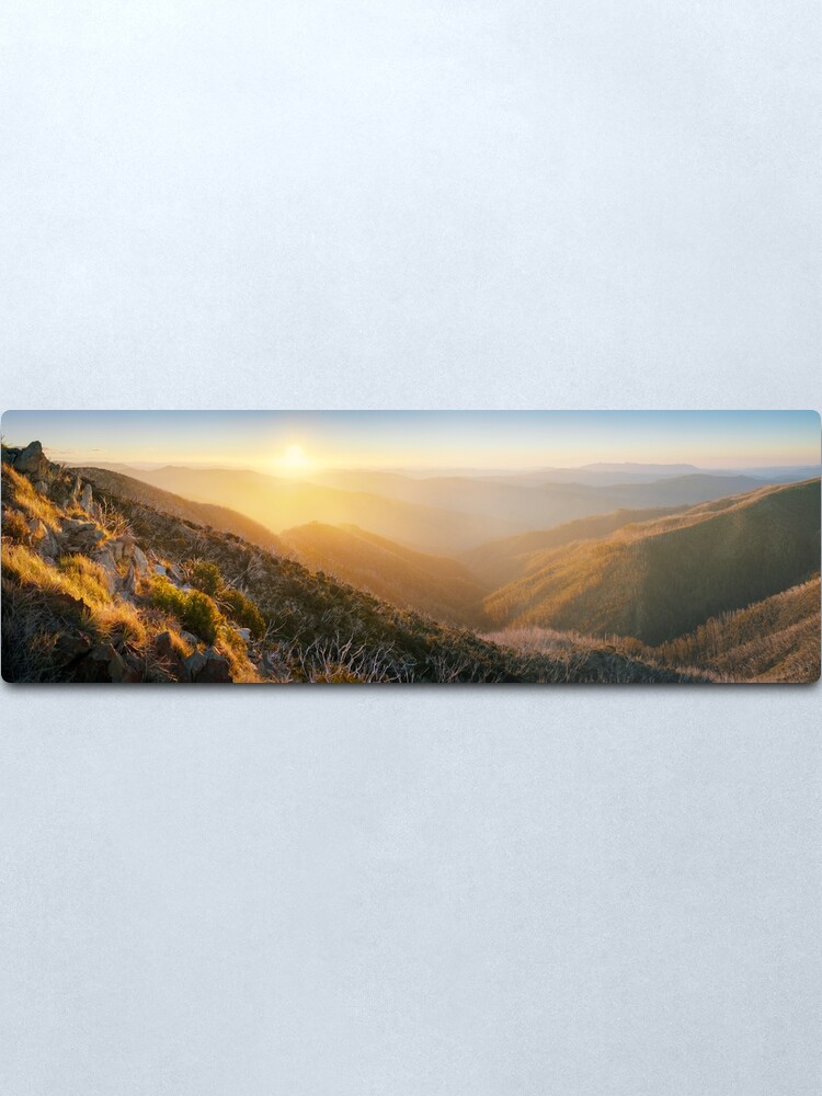 Alternate view of On the Razorback, Mt Hotham, Victoria, Australia Metal Print