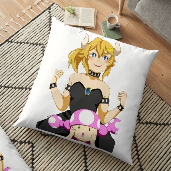 It's Bowsette Time! Floor Pillow