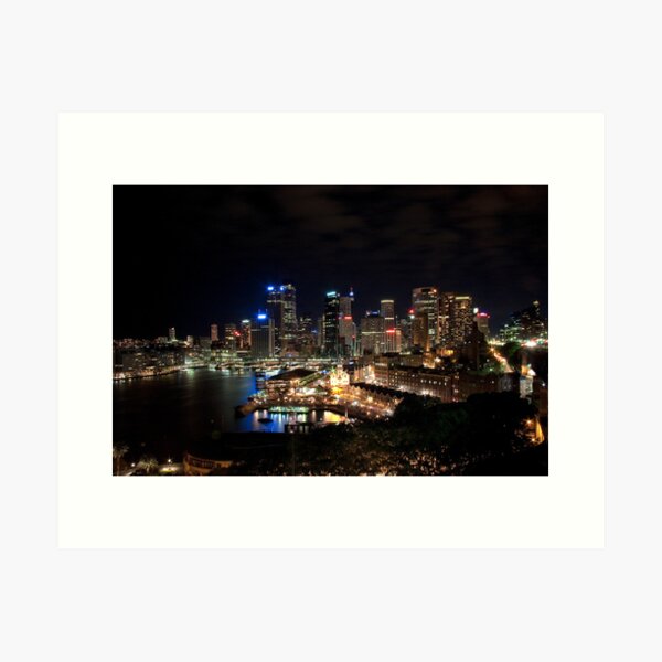 Aperçu de l'œuvre Sydney Nightlights  créée et vendue par MiImages.