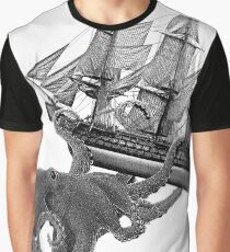 Lass den Kraken los Grafik T-Shirt