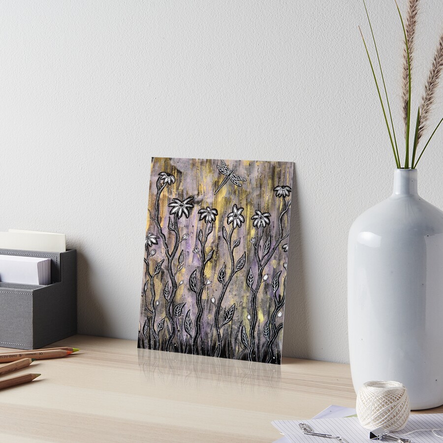 Golden Moments Art Board Print