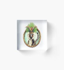King Julian Acrylic Block