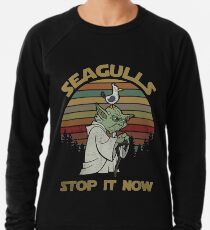 Möwen stoppen es jetzt Vintage-Shirt Leichtes Sweatshirt