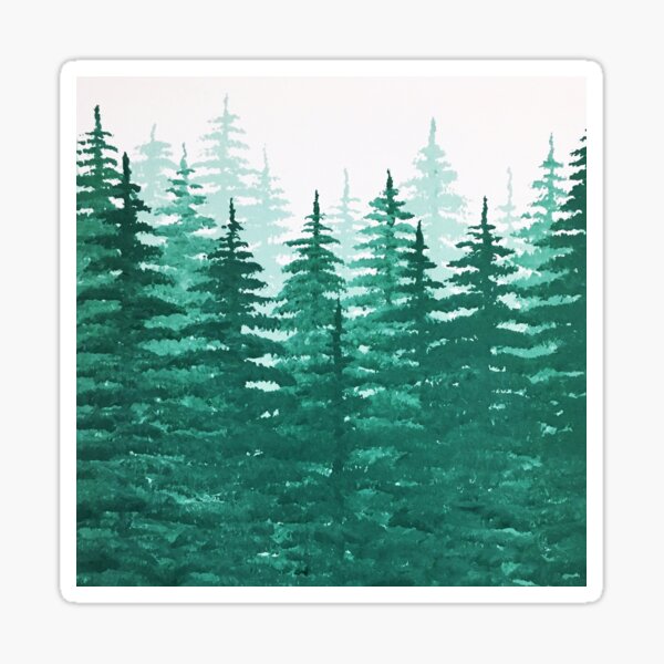 Pine Tree Forest Sticker