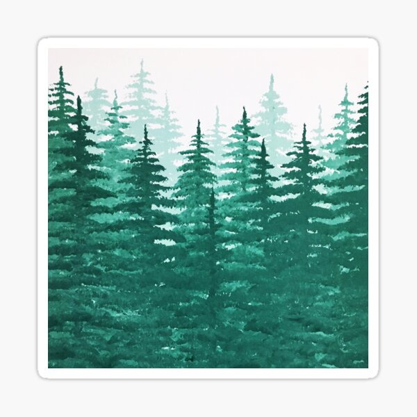 Pine Tree Forest  Sticker