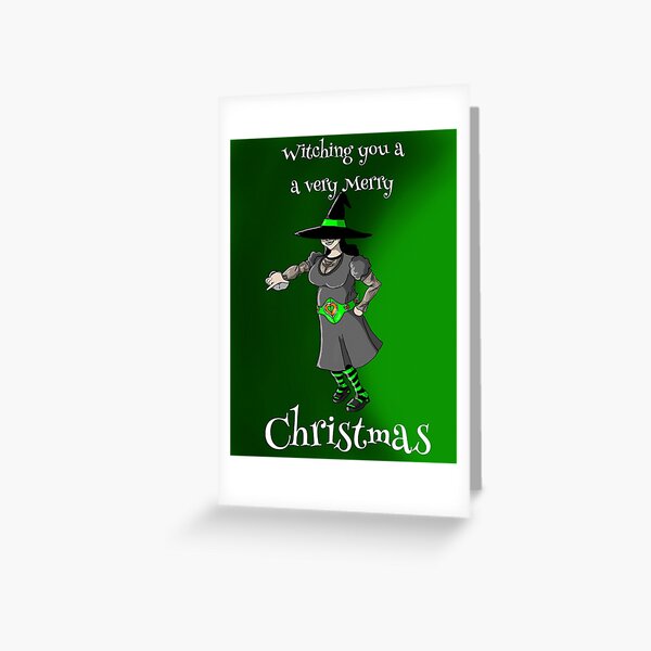Item preview, Witching you a very Merry Christmas  designed and sold by ChuckHalloran.
