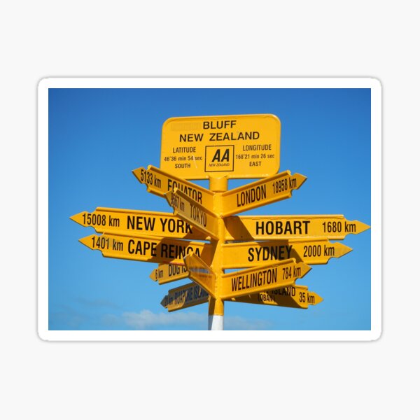 Tour Guide of New Zealand Sticker