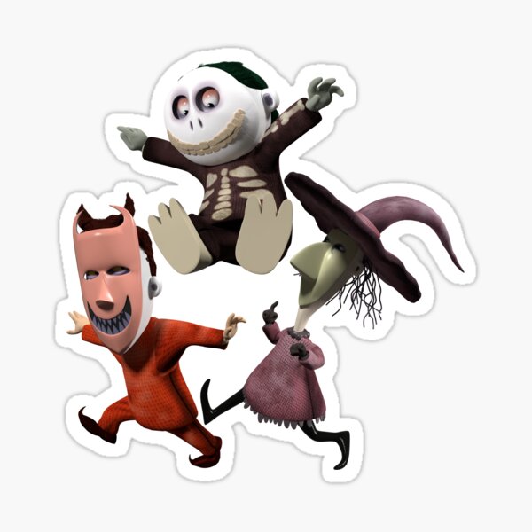 "Lock, Shock, and Barrel" Sticker for Sale by ItsameWario Redbubble
