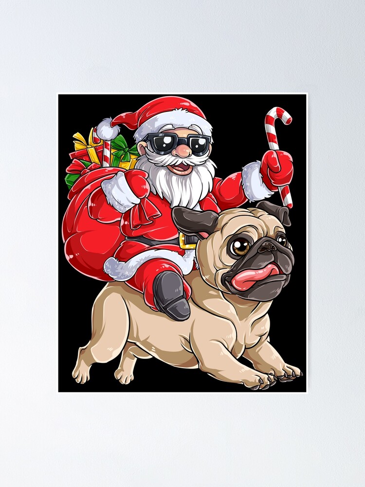 Cat Christmas Shirt Santa Caticorn Unicorn Meowy Xmas Girls Art Board  Print for Sale by LiqueGifts