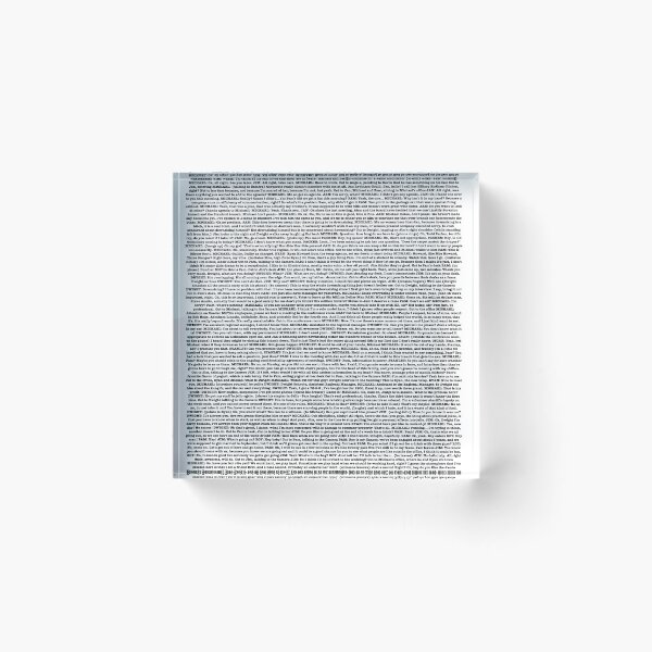 Item preview, The Entire Script Of The First Episode Of The Office designed and sold by okaybut whatif.