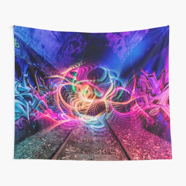 Light Graffiti Tapestry