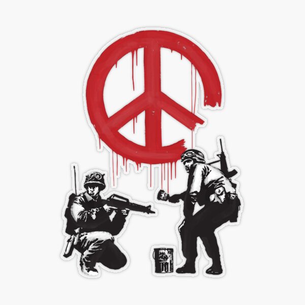 anti war banksy