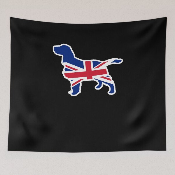 Item preview, English Springer Spaniel Dog Flag of the United Kingdom designed and sold by shoppzee.