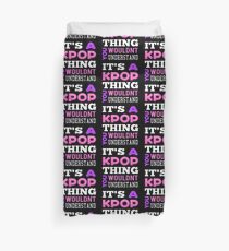 A KPOP THING - BLACK Duvet Cover