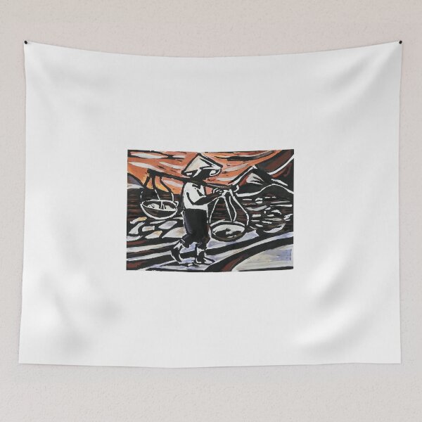 Item preview, Rice Paddies sunset designed and sold by Kathi Klinger.