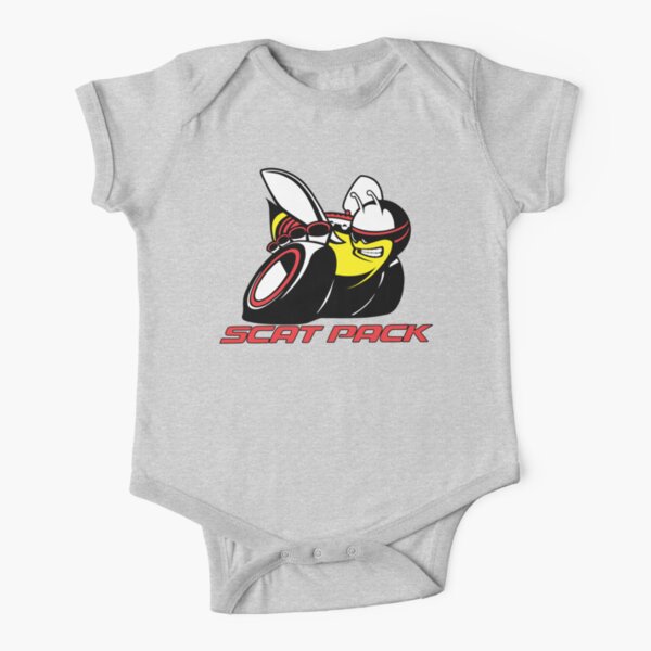 Scat Pack Red Letters Short Sleeve Baby One-Piece