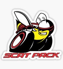 Scat Pack Red Letters Sticker