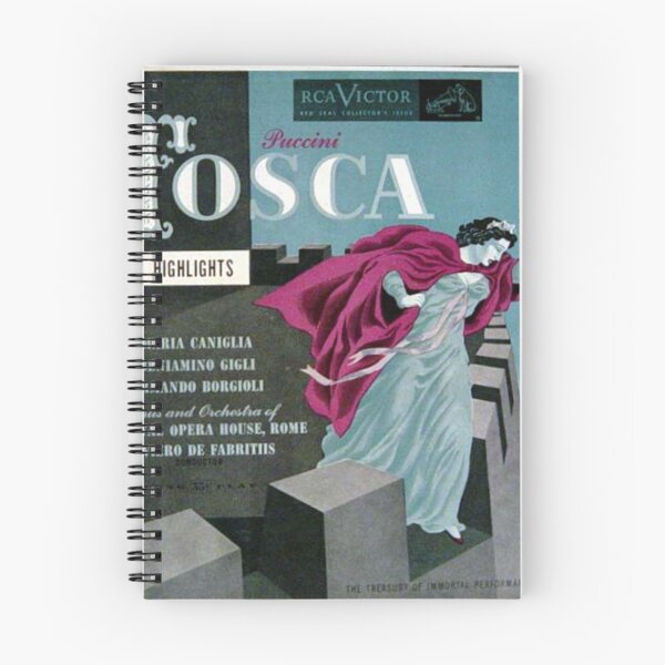 Item preview, Tosca, Pucccini, opera, illustration, highlights designed and sold by Vintaged.