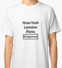 Bridgetown Barbados City Text design Classic T-Shirt