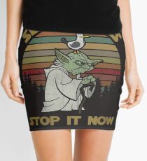 Möwen stoppen es jetzt Vintage-Shirt Minirock