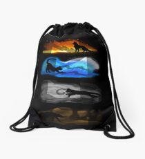 Warrior Cats: Four Elements, Four Clans Drawstring Bag