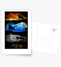 Warrior Cats: Four Elements, Four Clans Postcards