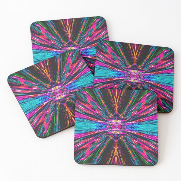 Item preview, Abstract Psychedelic Neon designed and sold by artworkbyrihen.
