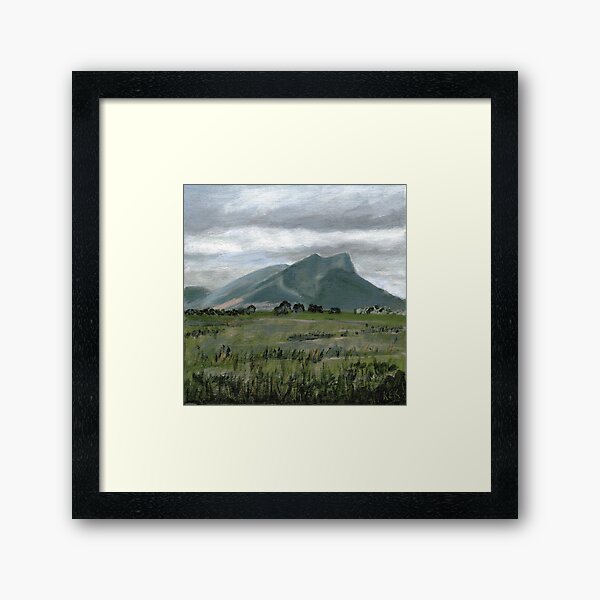 Winter Day, Rural Victoria, Australia Framed Art Print