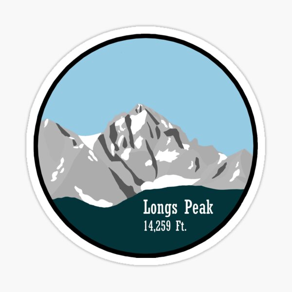 Longs Peak Sticker