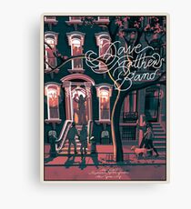 POSTER Dave Matthews Band NOVEMBER 30, 2018 MADISON SQUARE GARDEN NEW YORK CITY Canvas Print