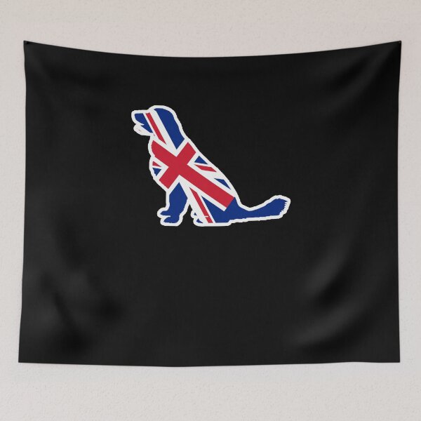 Item preview, Golden Retriever Dog Flag of the United Kingdom (1) designed and sold by shoppzee.