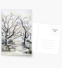 Trees in winter Postcards