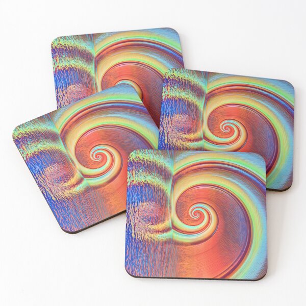 Item preview, Fibonacci abstract reflections designed and sold by blackhalt.