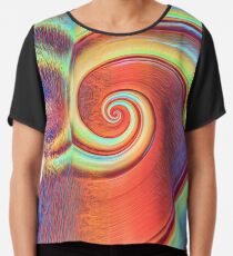Fibonacci abstract reflections Chiffon Top