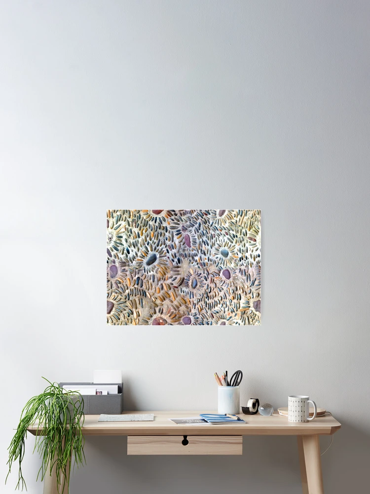 Thumbnail 2 of 3, Poster, Colorful Pebble Pattern designed and sold by TMBTM.