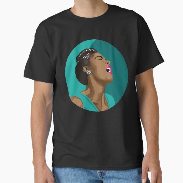 Item preview, Billie Holiday / Lady day {Portrait - on teal designed and sold by Yellow-Studio.