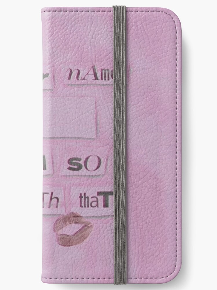 Thank U Next Her Name Iphone Wallet By Kyrelia Redbubble