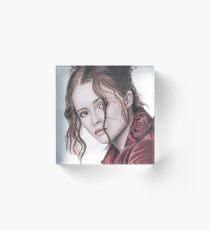 Helena Bonham Carter English Rose Acrylic Block