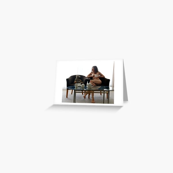 tea with Trey Greeting Card