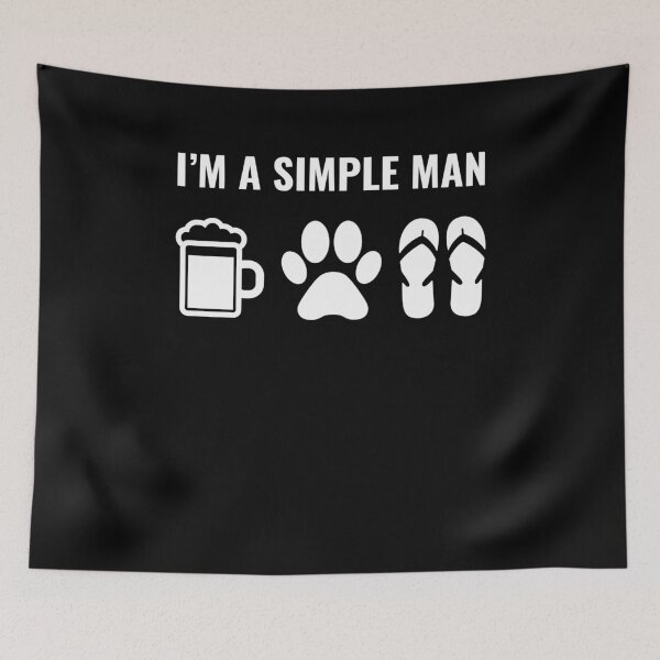 Item preview, Beer Dog Beach Simple Man designed and sold by hadicazvysavaca.