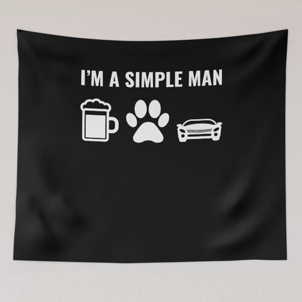 Item preview, Beer Dog Cars Simple Man designed and sold by hadicazvysavaca.