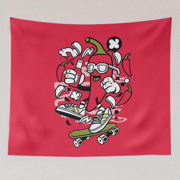 Item preview, Chilli Cartoon Character - fun graphic - illustration that makes everyone smile ! designed and sold by Nickelparis.