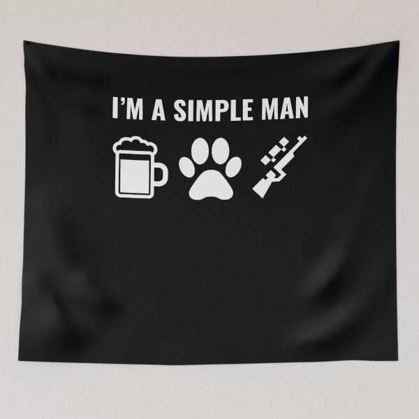 Item preview, Beer Dog Guns Simple Man designed and sold by hadicazvysavaca.