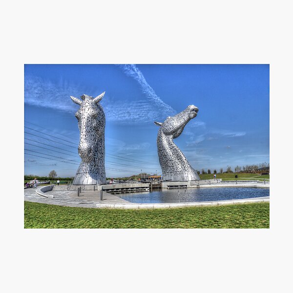 The Kelpies sculptures Photographic Print