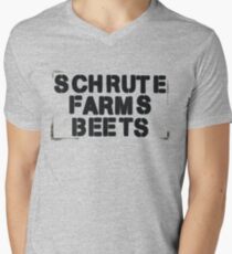 SCHRUTE FARMS BEETS Men's V-Neck T-Shirt