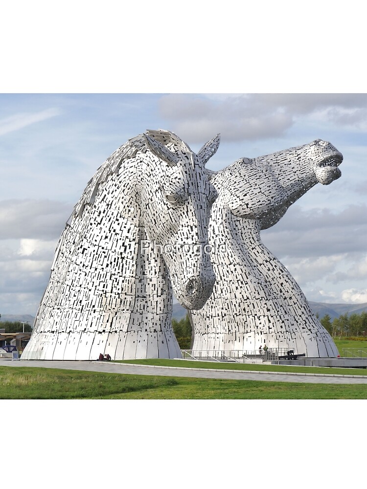 the Kelpies , Helix Park , Grangemouth 43112 by goldyart