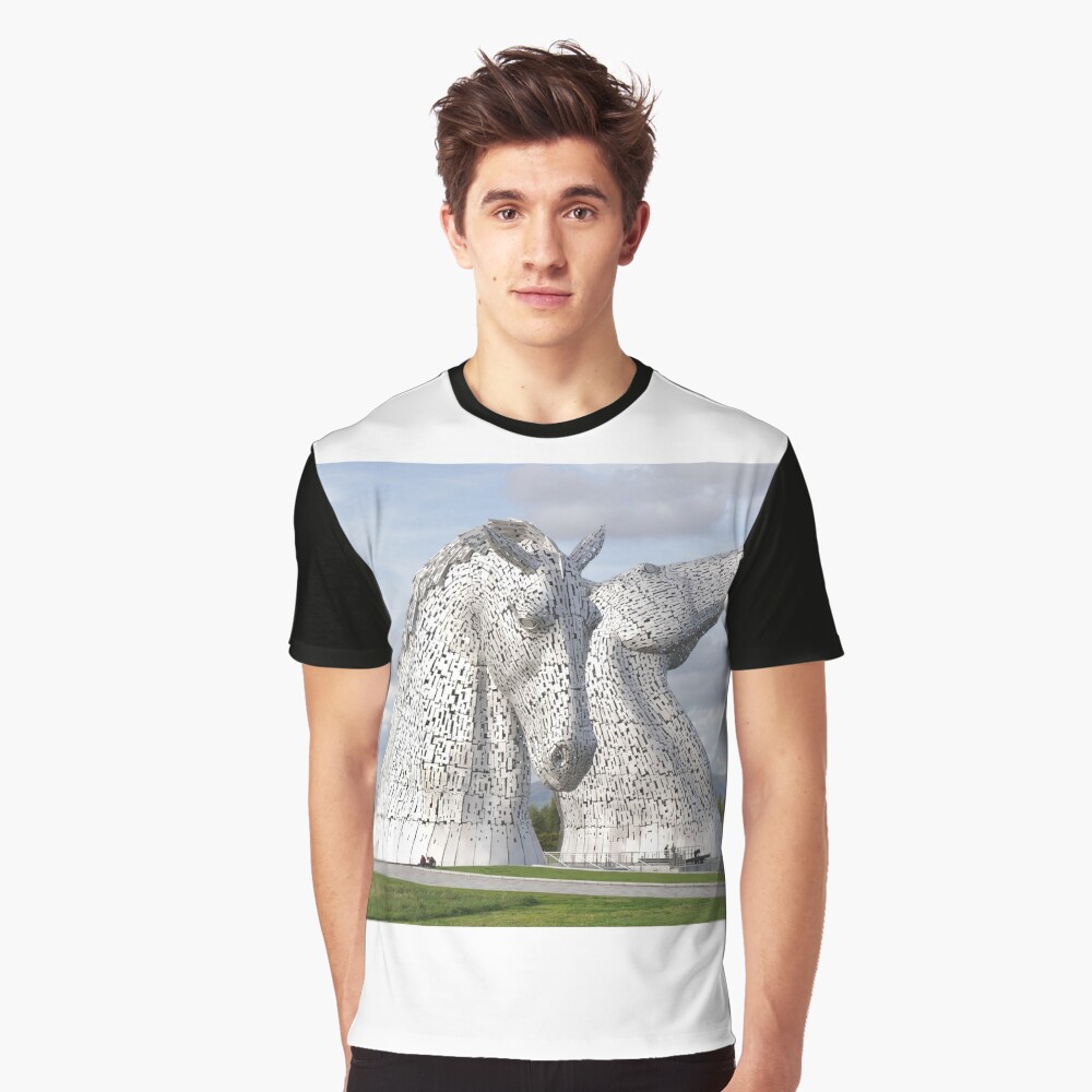 the Kelpies , Helix Park , Grangemouth 43112 Graphic T-Shirt