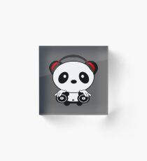 DJ panda Acrylic Block